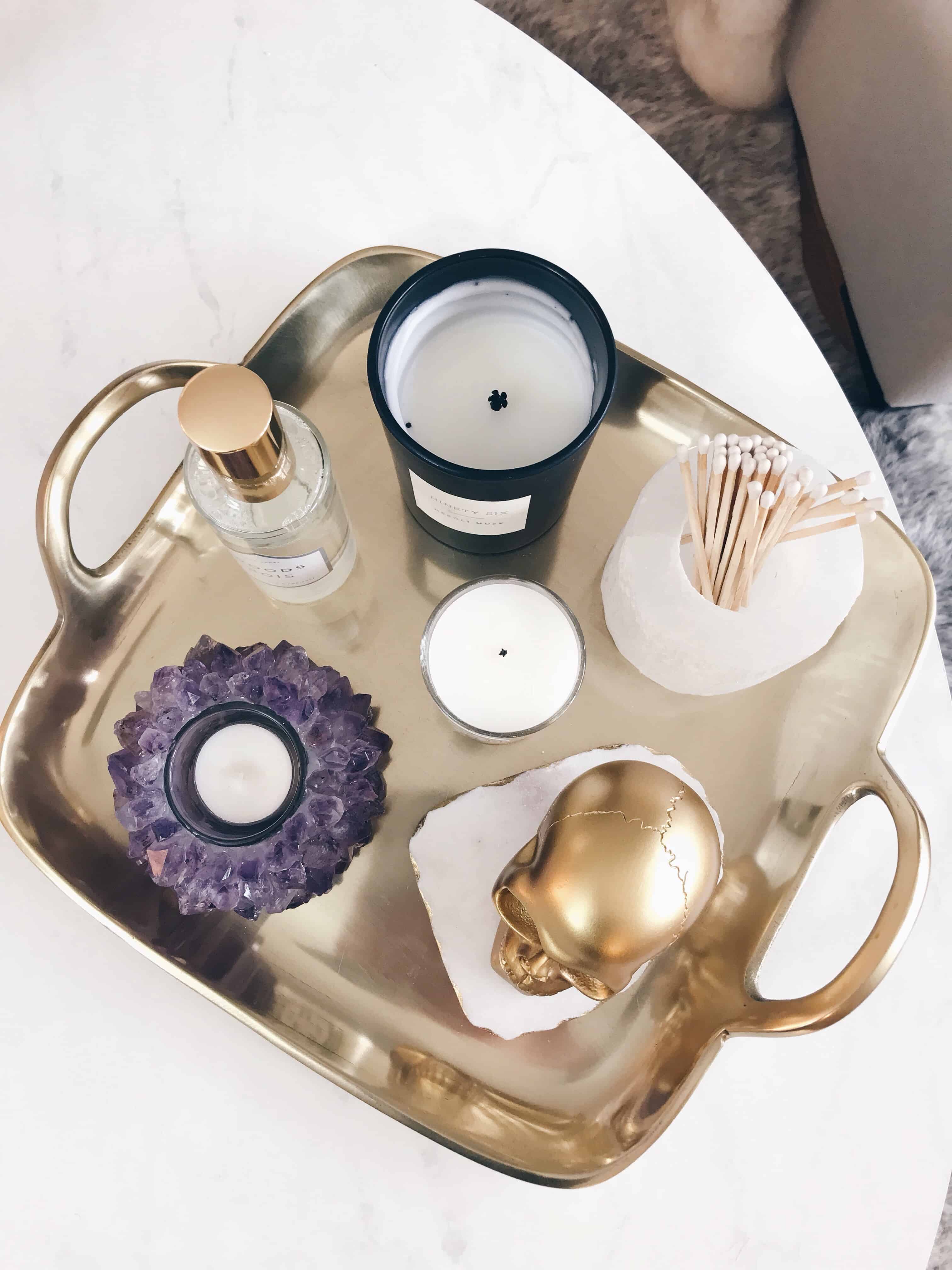 6 places to consider using trays in your home (& quick ideas on how to style them)