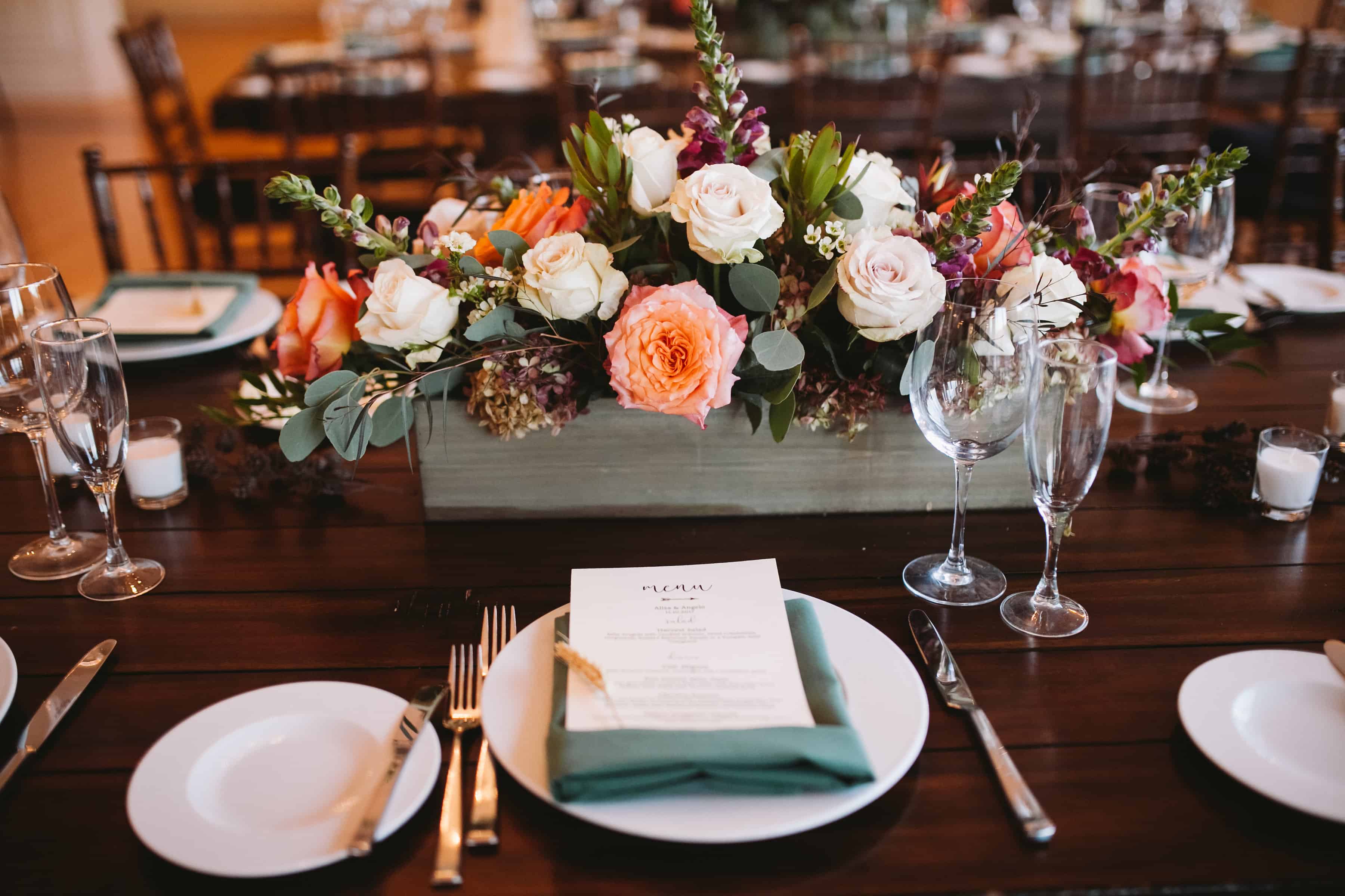 tablescape flowers