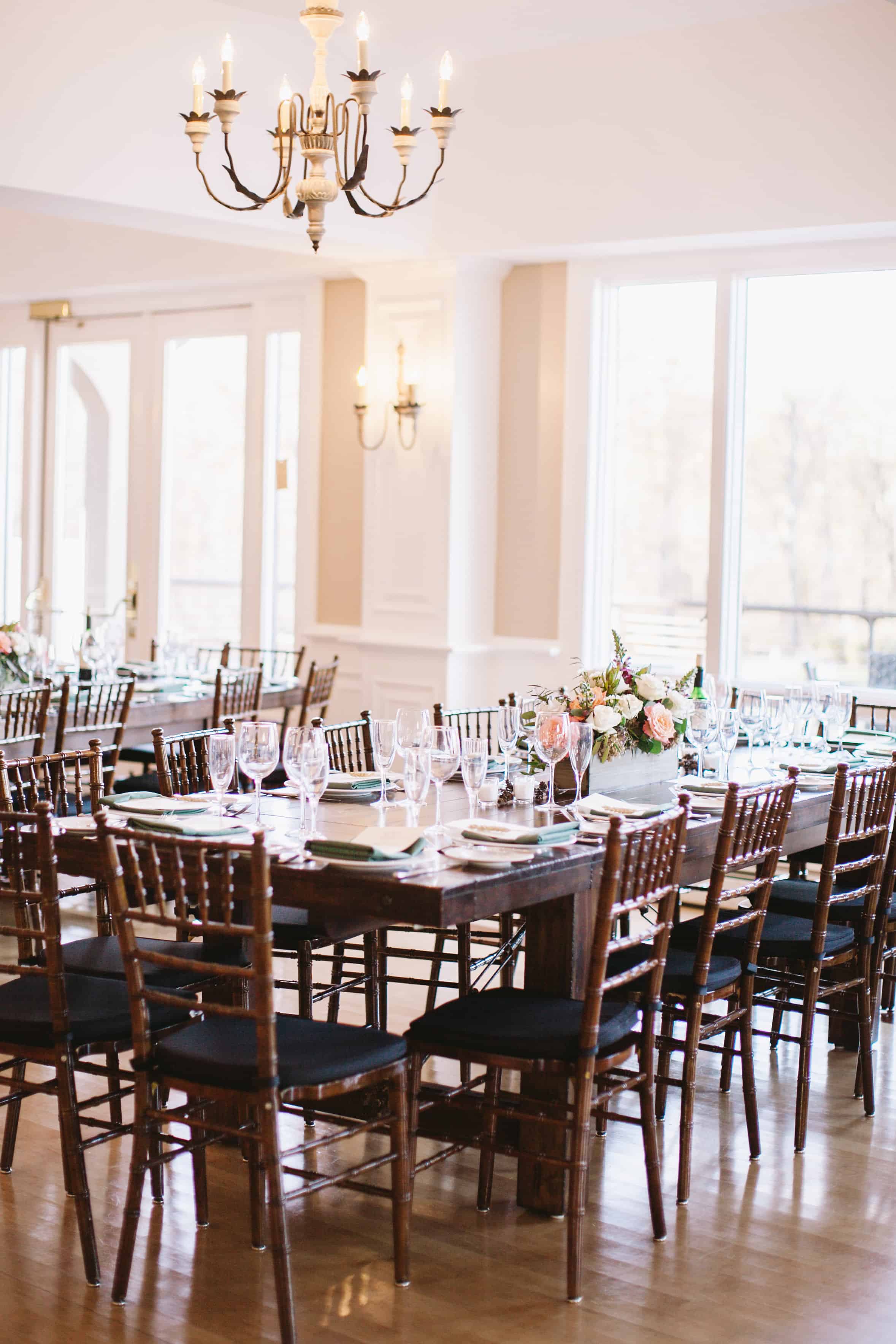 rustic wedding tablescape