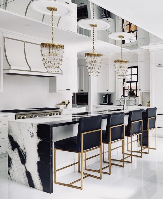 Lusting over Luxe Gold Statement Lighting