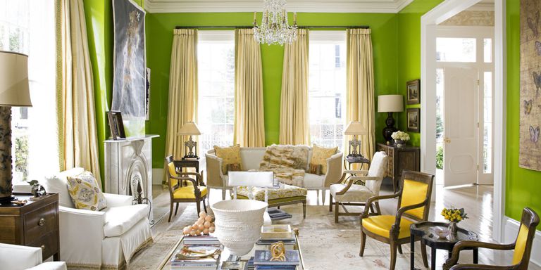 green yellow room