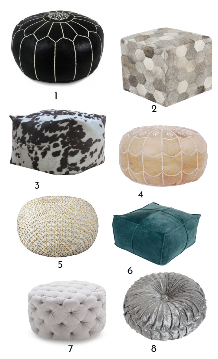 floor poufs