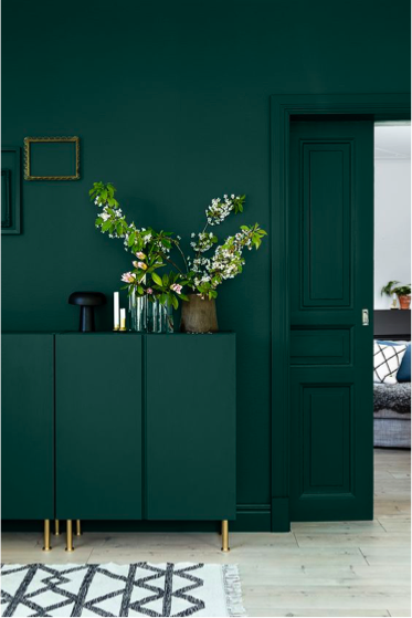 dark green furniture