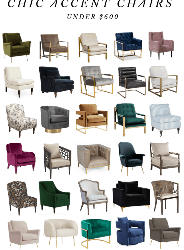 30 Chic Accent Chairs Under $600