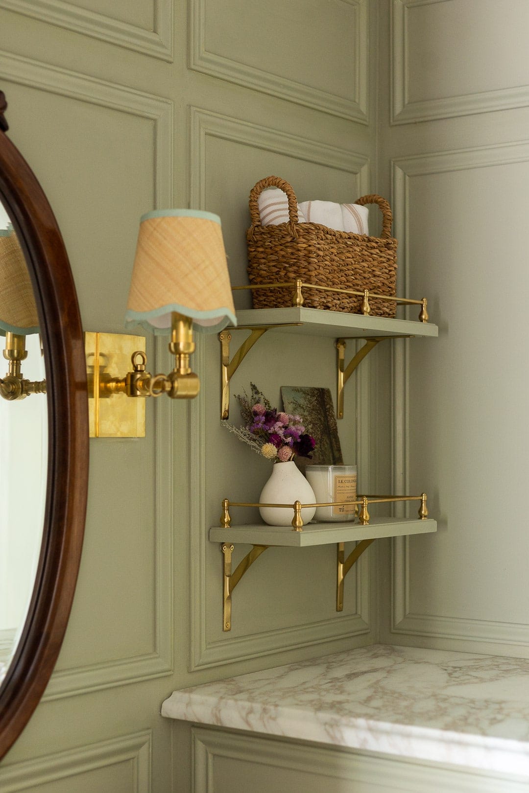 Classic Brass Gallery Shelf Rail