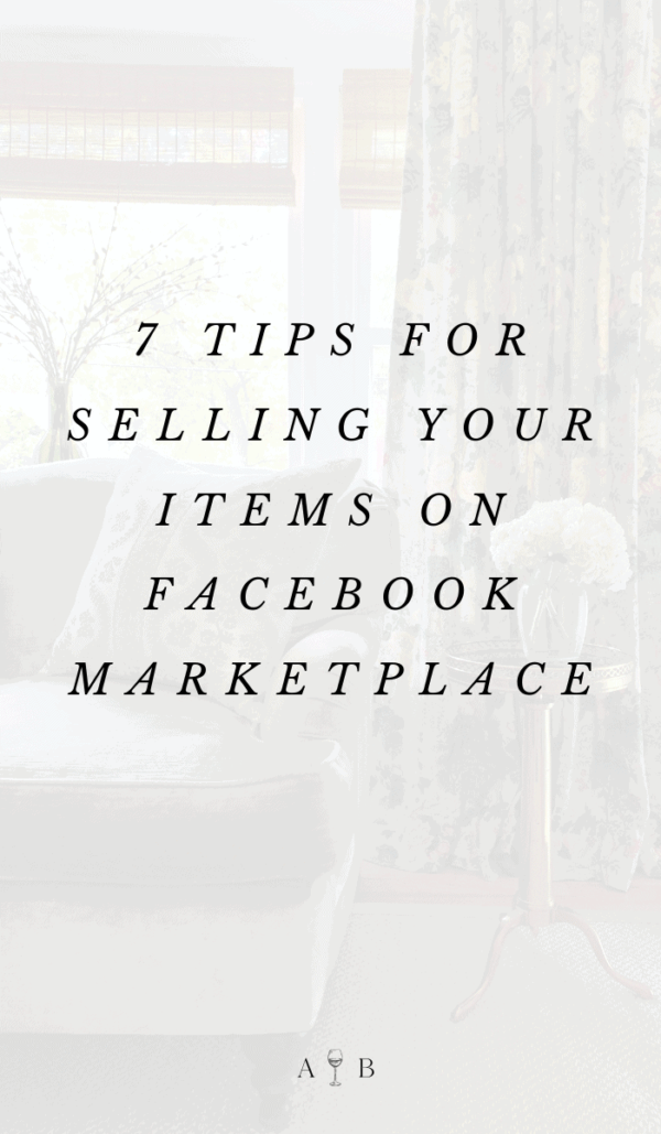 7 TIPS FOR SELLING YOUR ITEMS ON FACEBOOK MARKETPLACE