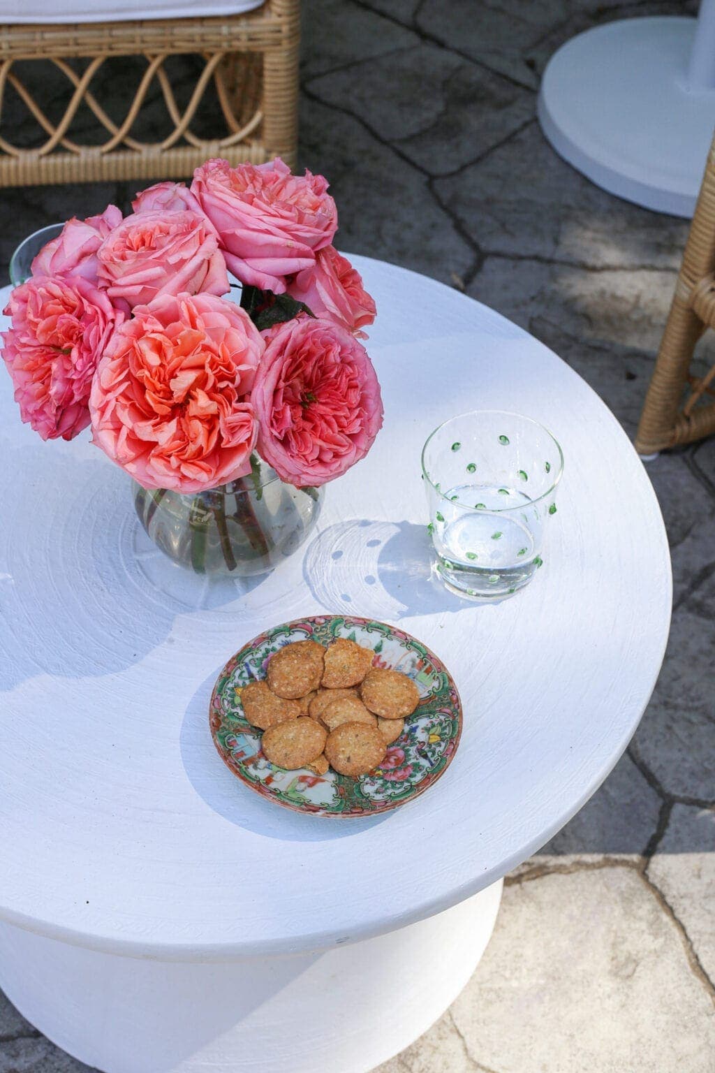 A SERENE BACKYARD MOMENT WITH SERENA & LILY A Glass of Bovino