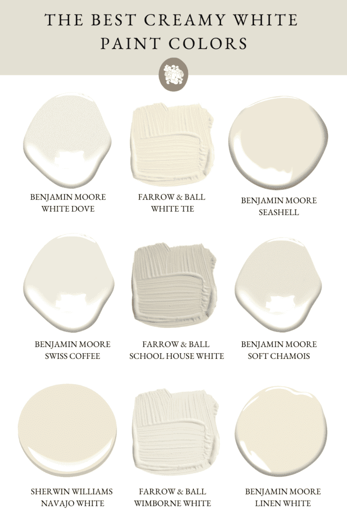 THE BEST CREAMY WARM WHITE PAINT COLORS