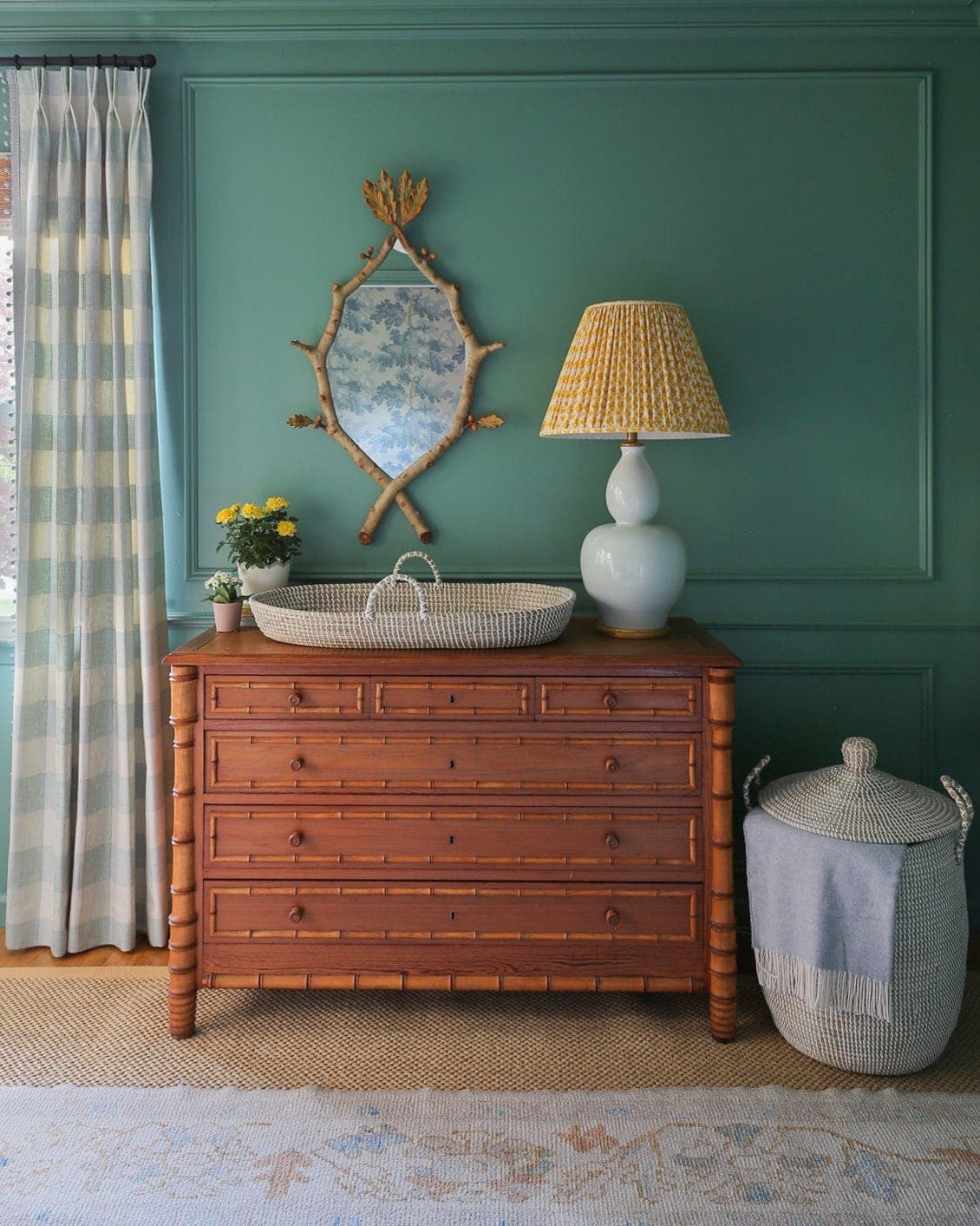 antique-bamboo-dresser-how-to-style-a-dresser