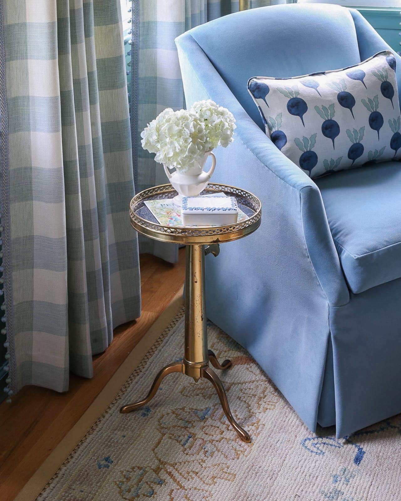 pinch-pleat-curtains-custom-upholstered-chair