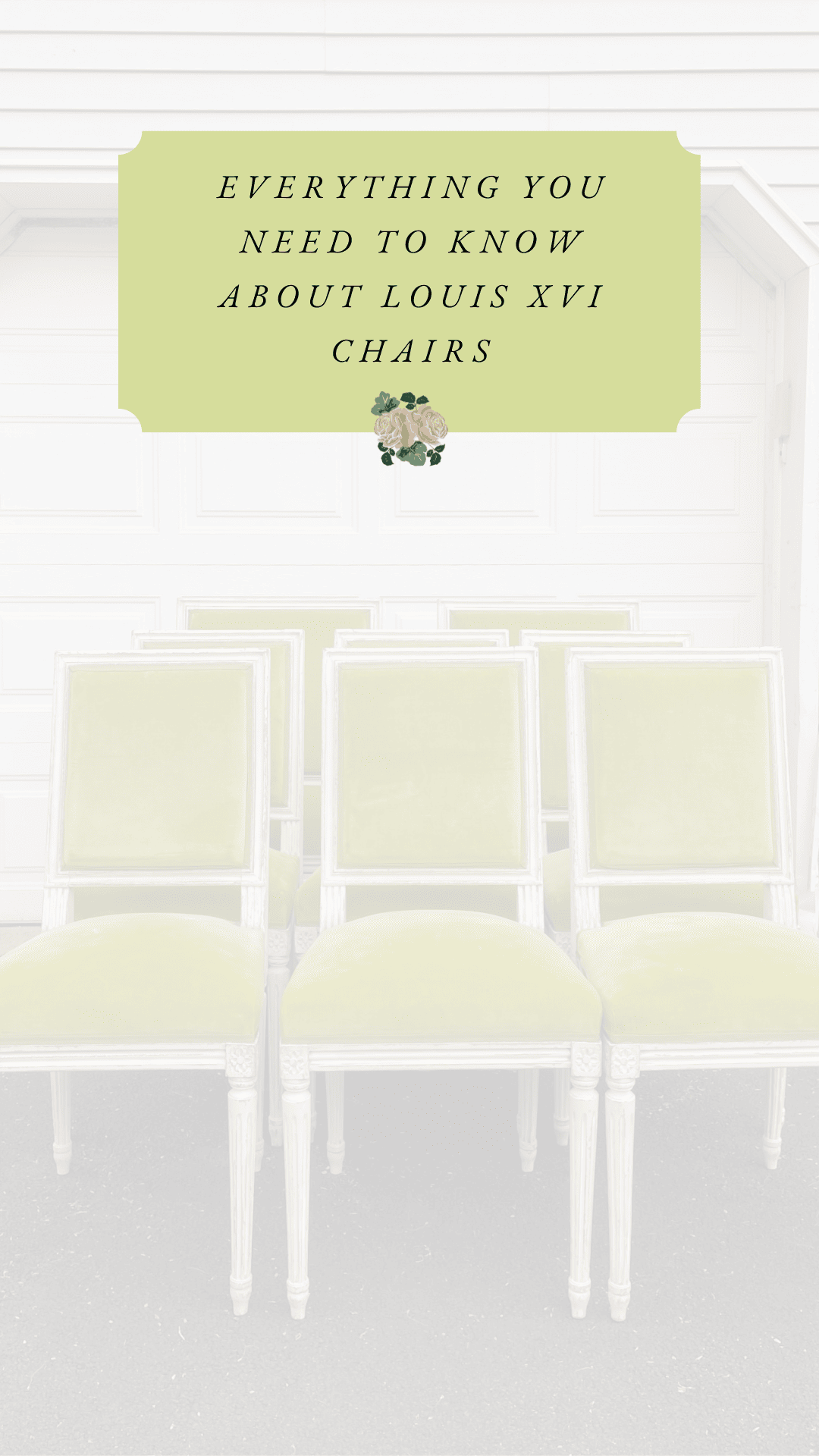 everything you need to know about Louis XVI chairs