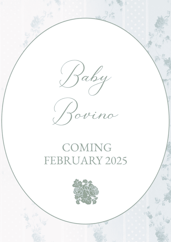 BABY BOVINO COMING FEBRUARY 2025! BOY AND GIRL NURSERY PLANS