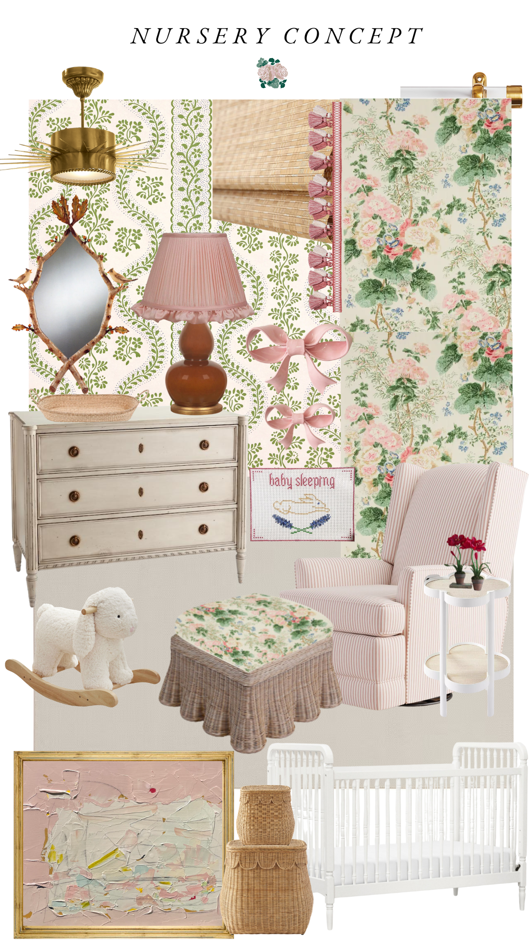 girl nursery design concept