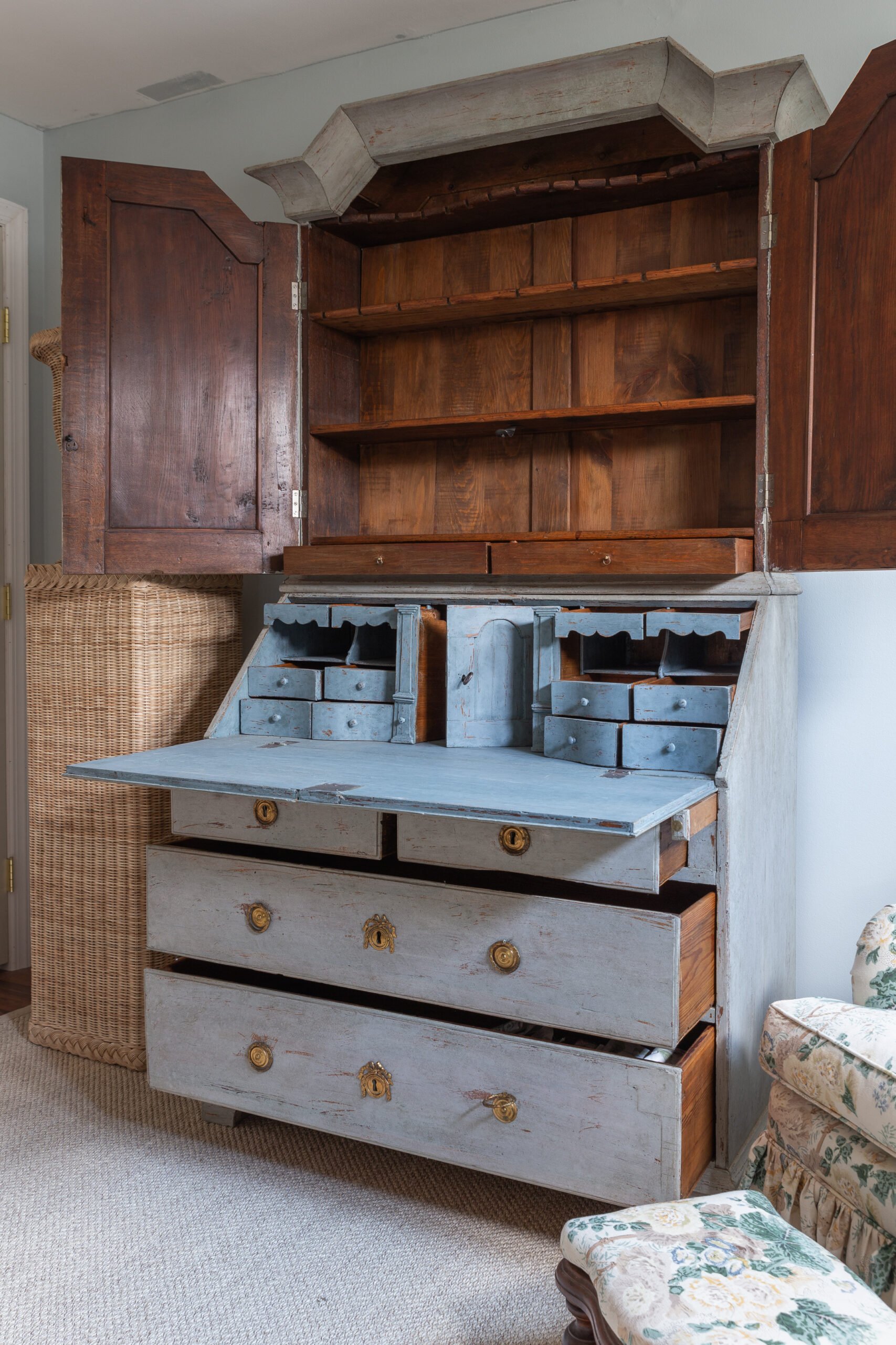 Swedish Gustavian secretary | Swedish secretary desk